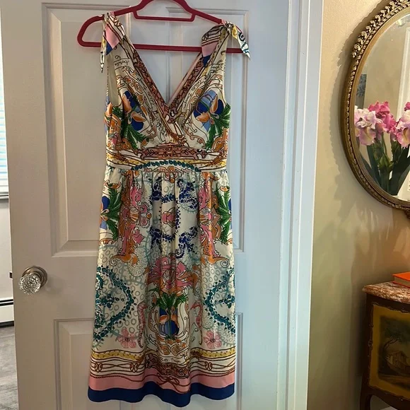 Dresses | Anthropologie Collette Dinnigan Silk Multi Colored Dress | Poshmark Dresses | Anthropologie Collette Dinnigan Silk Multi Colored Dress | Poshmark